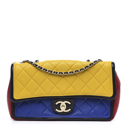 Chanel Lambskin Quilted Medium Graphic Flap Multicolor 1 of 11