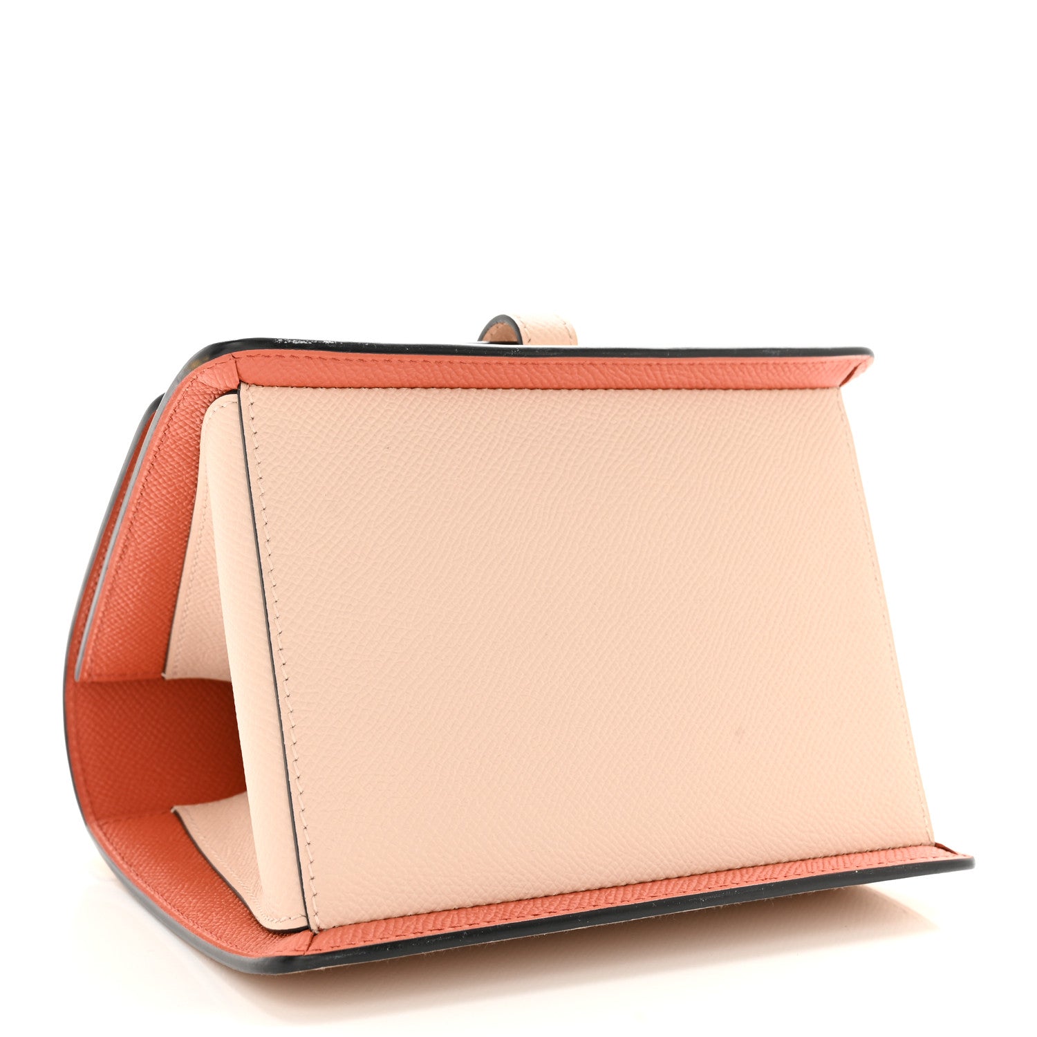Moynat Carat Calfskin Madeleine Clutch Powder Peach 4 of 8
