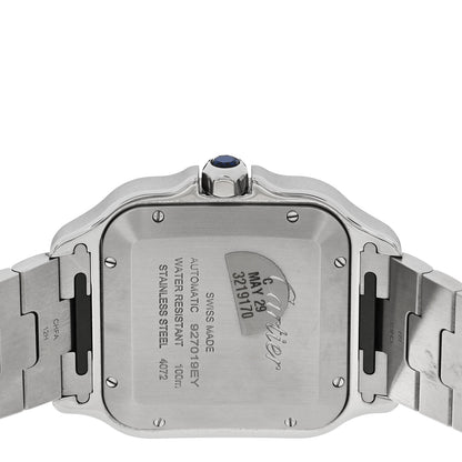 Cartier Stainless Steel 18K Yellow Gold 39.8mm Santos De Cartier Automatic Watch 4 of 5