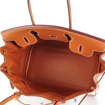 Hermes Toile Swift Birkin 30 Fauve 6 of 23