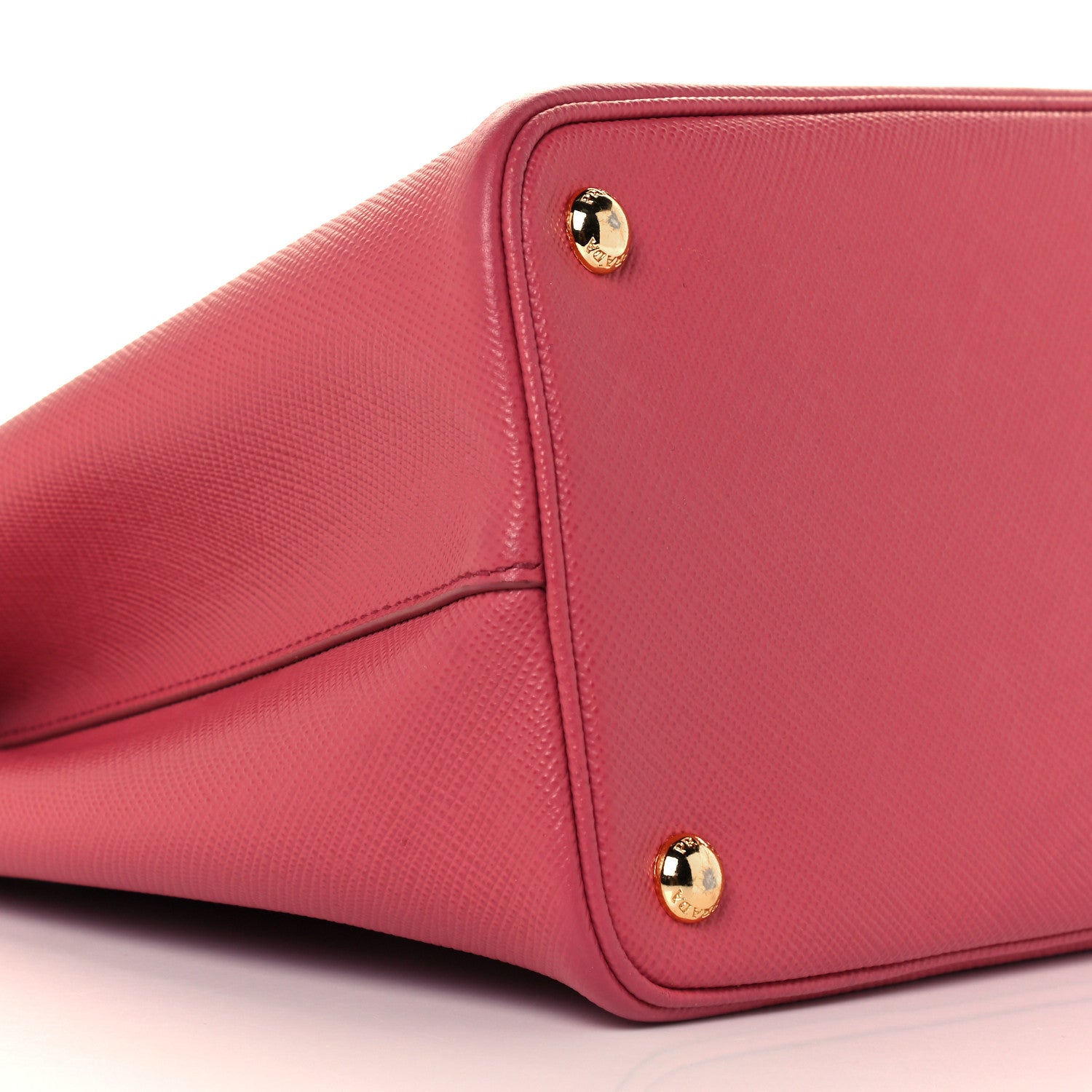 Prada Saffiano Cuir Medium Double Bag Tamaris Pesca 13 of 14