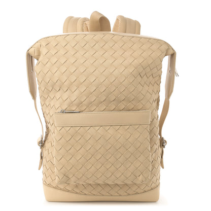 Bottega Veneta Calfskin Intrecciato Hydrology Backpack Porridge 1 of 13