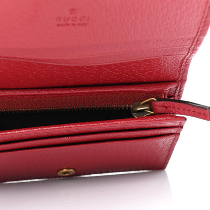 Gucci GG Supreme Monogram Queen Margaret Card Case Red 4 of 4
