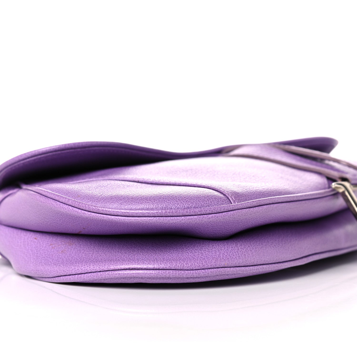 Christian Dior Calfskin Mini Saddle Bag Light Purple 8 of 10