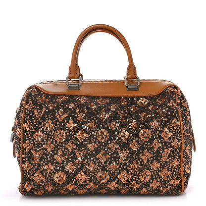 Louis Vuitton Sequin Monogram Sunshine Express Speedy Gold 1 of 10