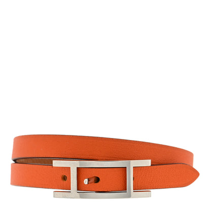 Hermes Epsom Behapi Double Tour Bracelet XS Feu 1 of 5