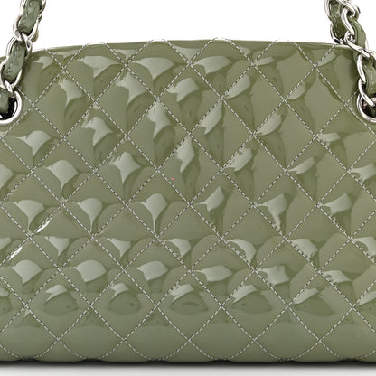 Chanel Patent Quilted Medium Just Mademoiselle Green 8 of 11