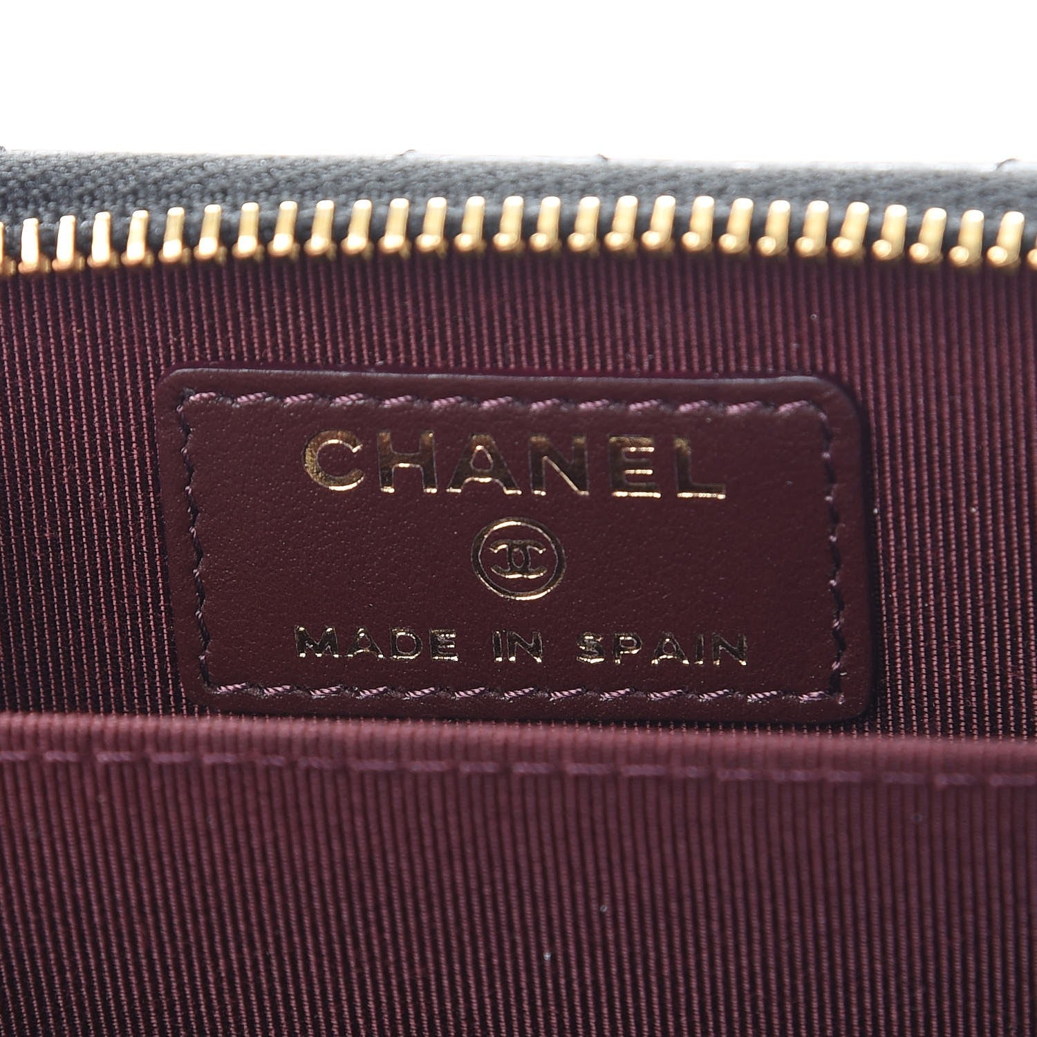 Chanel Caviar Quilted Zip Coin Purse Black 5 of 8