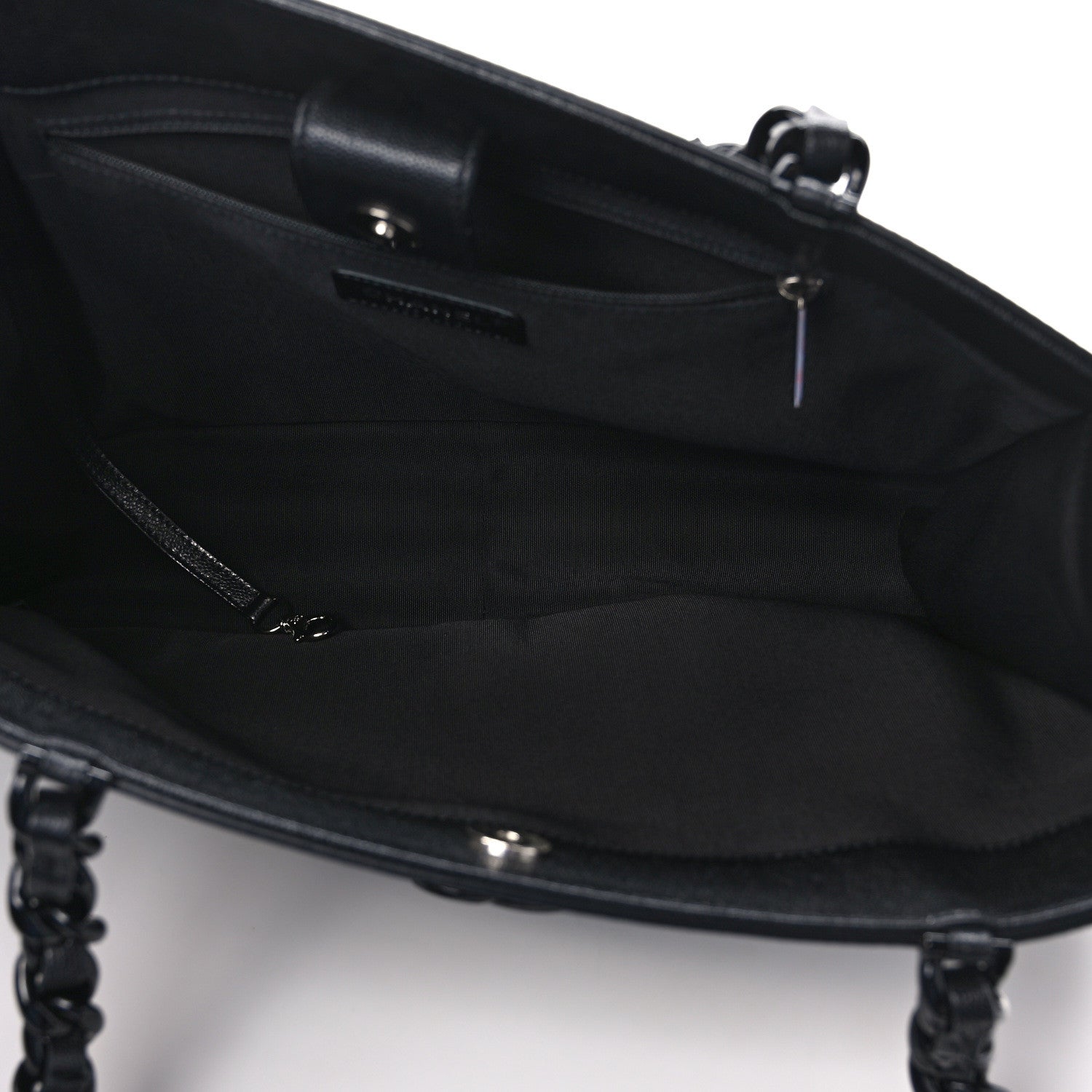 Chanel Caviar Quilted My Everything Large Shopping Tote Black 5 of 14