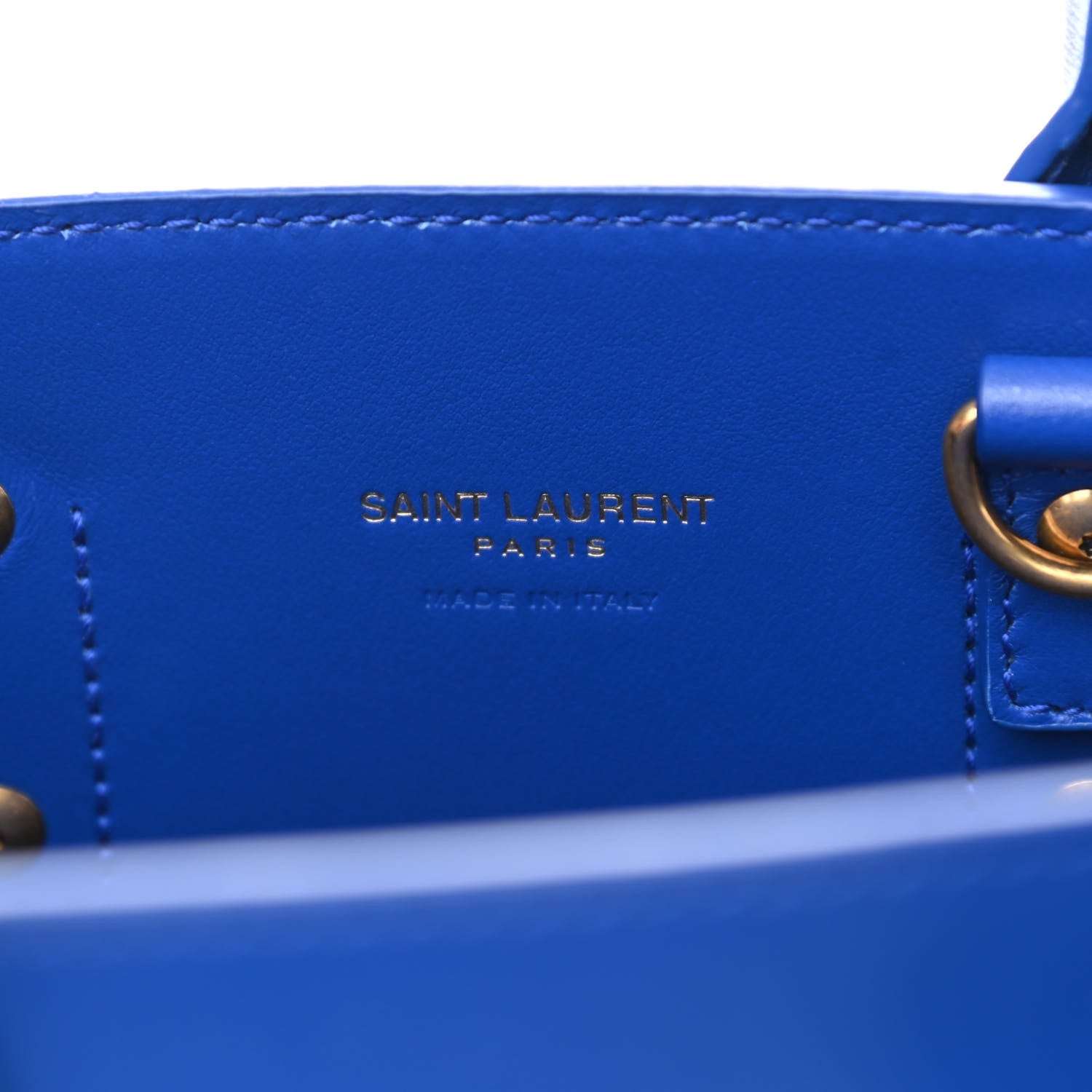 Saint Laurent Calfskin Nano Sac De Jour Royal Blue 5 of 9