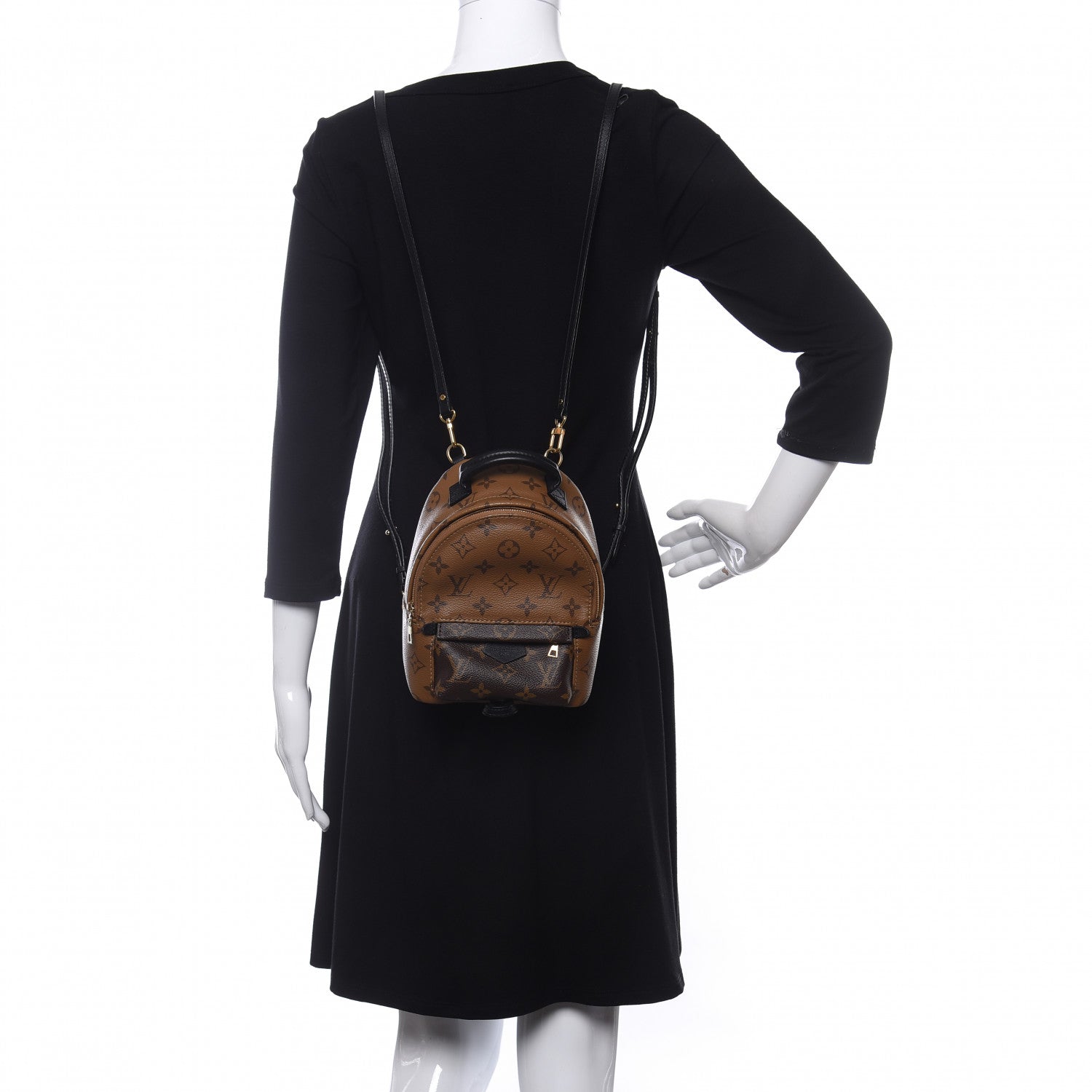 Louis Vuitton Reverse Monogram Palm Springs Backpack Mini 2 of 9