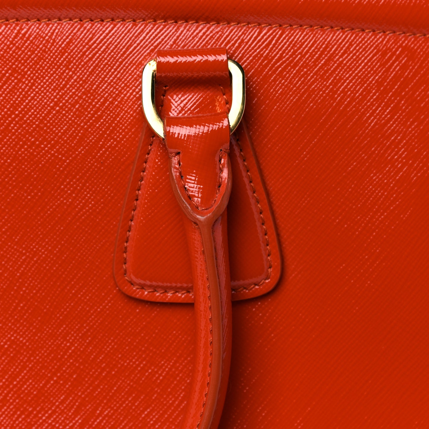 Saffiano Vernice Parabole Tote Arancio