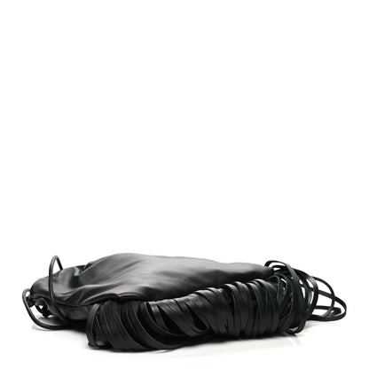 Bottega Veneta Nappa The Fringe Pouch Shoulder Bag Black 3 of 9