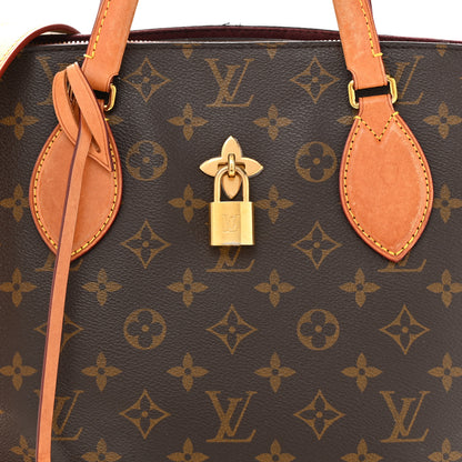 Louis Vuitton Monogram Flower Zipped Tote MM Beige 8 of 16