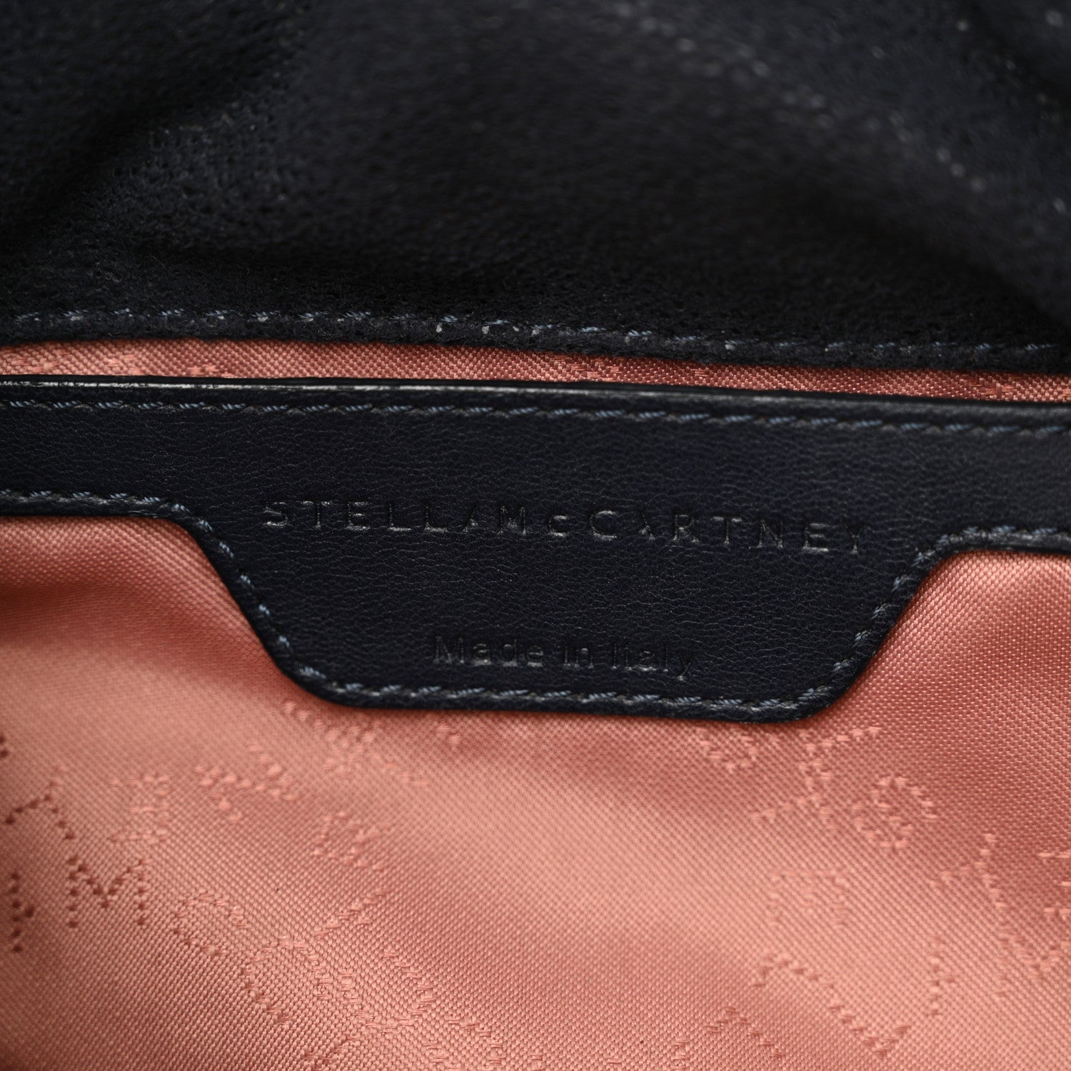 Stella McCartney Shaggy Deer Mini Falabella Fold Over Tote Navy 6 of 10