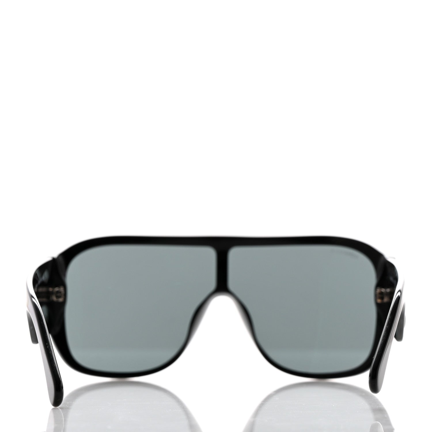 Chanel Acetate Crystal CC Shield Sunglasses 5466-B-A Black 8 of 9