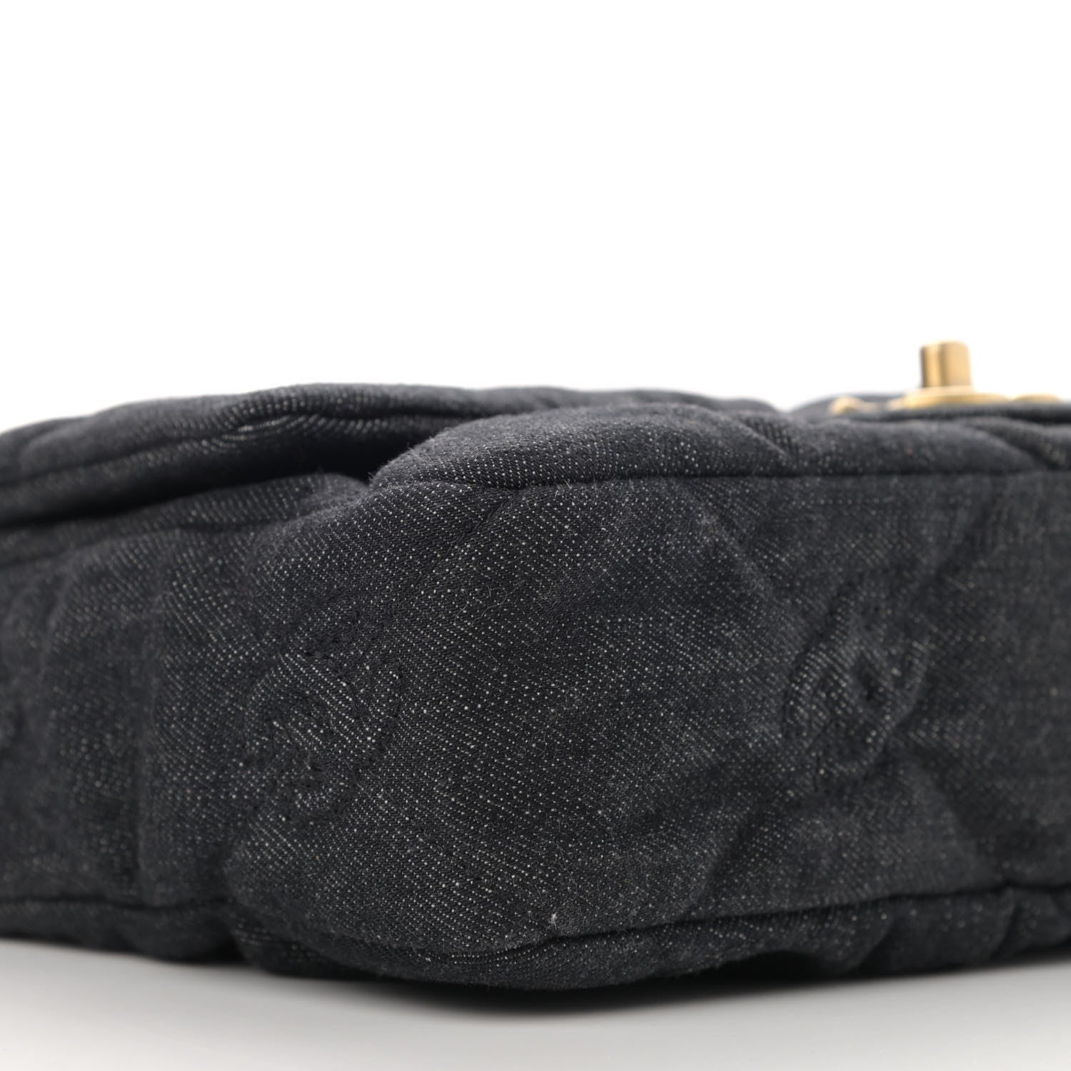 Chanel Denim Quilted Medium Funky Town Flap Black 9 of 10