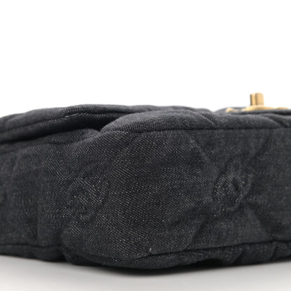 Chanel Denim Quilted Medium Funky Town Flap Black 9 of 10