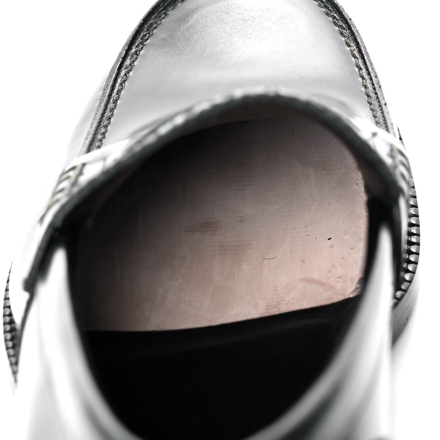 Calfskin Rockstud Loafers 40 Black