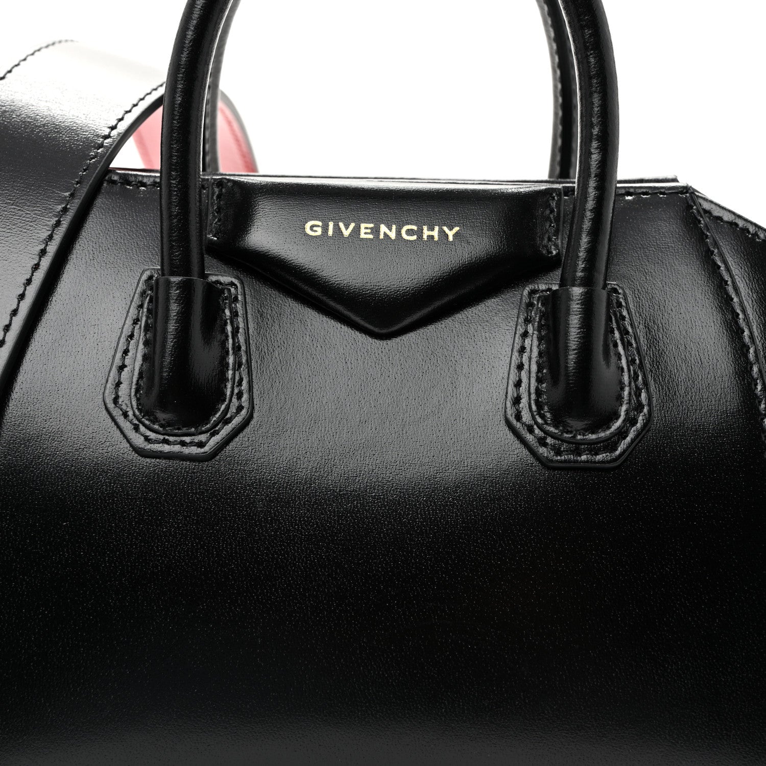 Givenchy Box Calfskin Toy Antigona Black Red 7 of 9