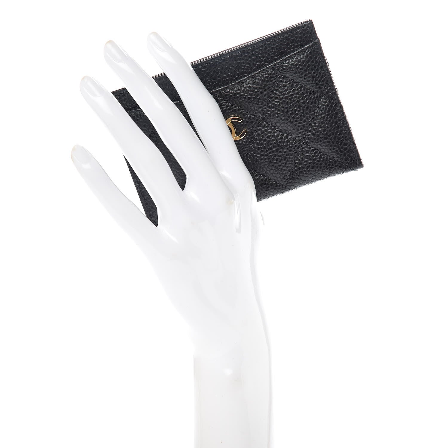 Chanel Caviar Quilted Card Holder Black 2 of 9
