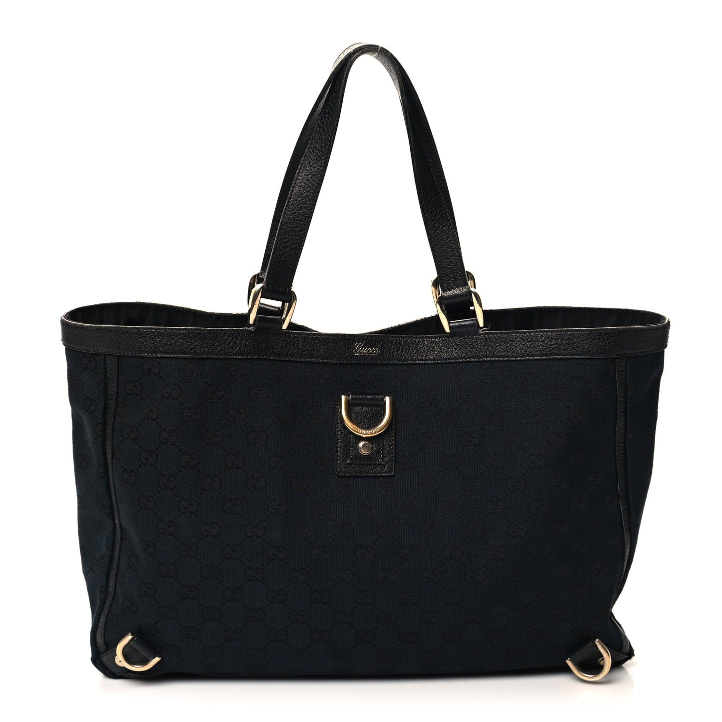 Nylon Monogram Large Abbey Tote Black