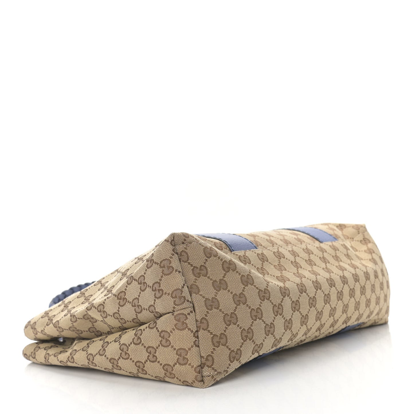 Monogram Medium Bamboo Bar Tote Blue