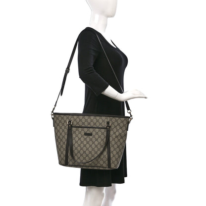 Gucci GG Supreme Monogram Medium Joy Tote Dark Brown 2 of 9