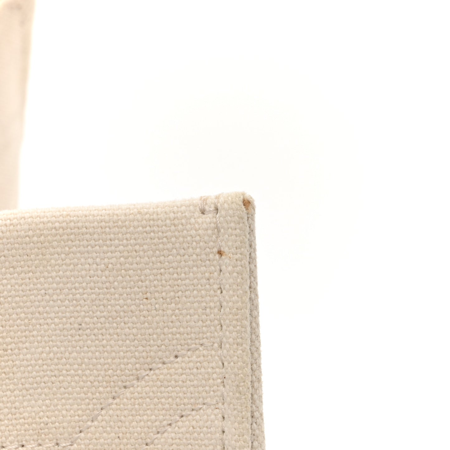 Cotton Canvas Medium Phantom Luggage White