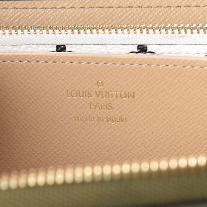 Louis Vuitton Monogram Giant Zippy Wallet Kaki White 6 of 7