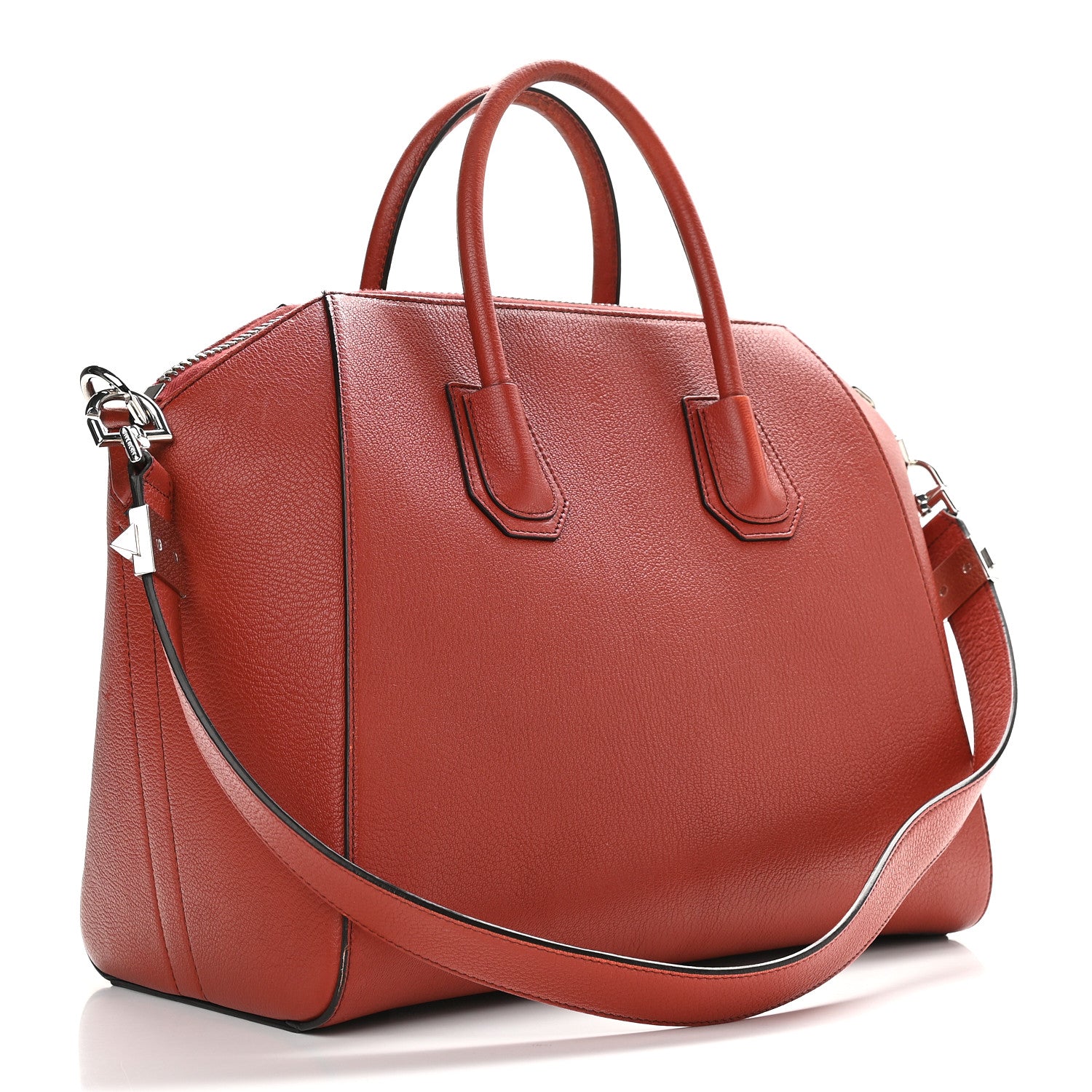 Givenchy Sugar Goatskin Medium Antigona Red 2 of 8
