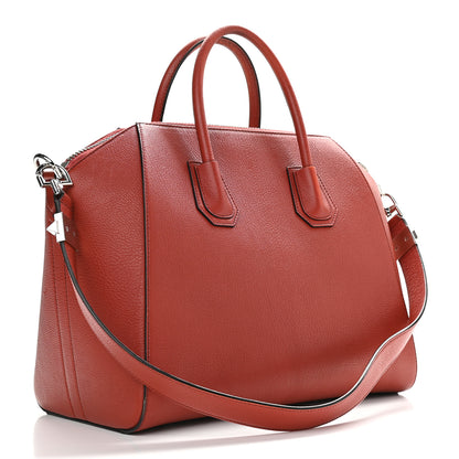 Givenchy Sugar Goatskin Medium Antigona Red 2 of 8