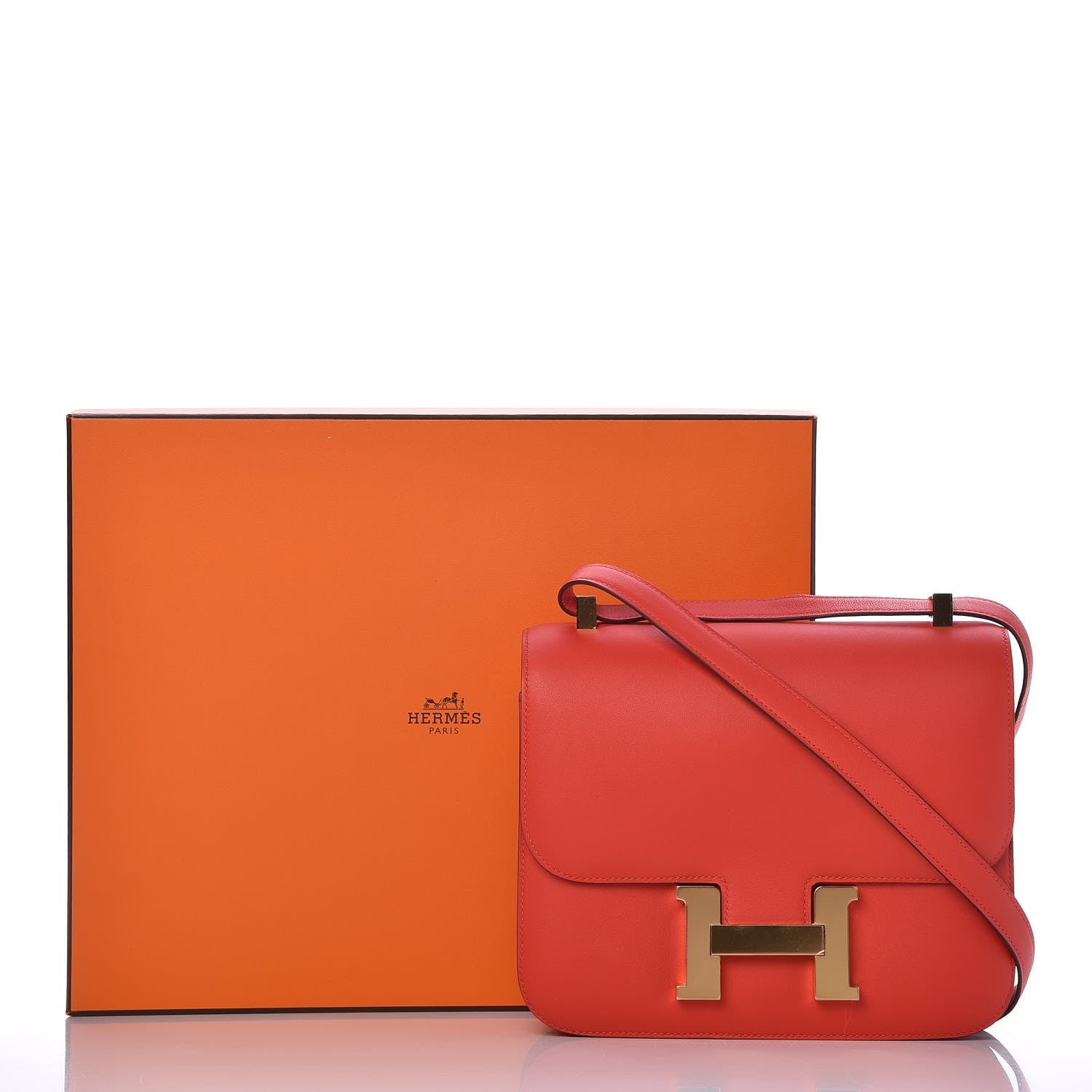 Hermes Swift Constance 24 Rouge Tomate 19 of 19