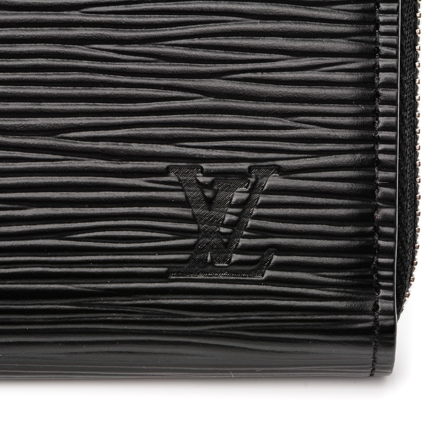 Louis Vuitton Epi Clemence Wallet Black 7 of 7