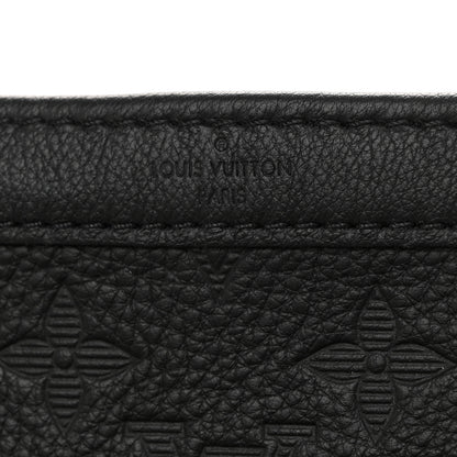 Louis Vuitton Calfskin Monogram Shadow Gaston Wearable Wallet 6 of 10