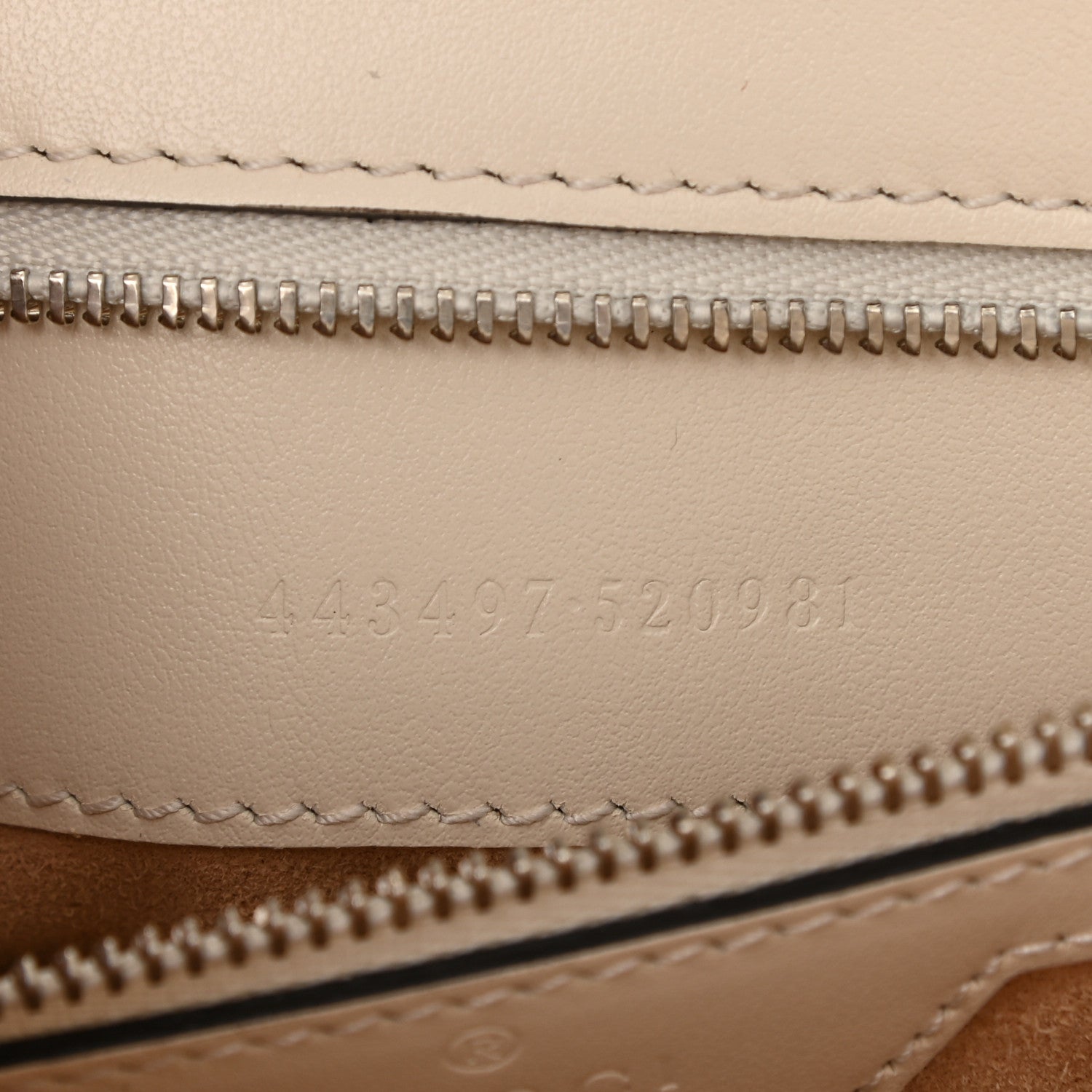 Gucci Calfskin Matelasse Aria Small GG Marmont Shoulder Bag Mystic White 7 of 8