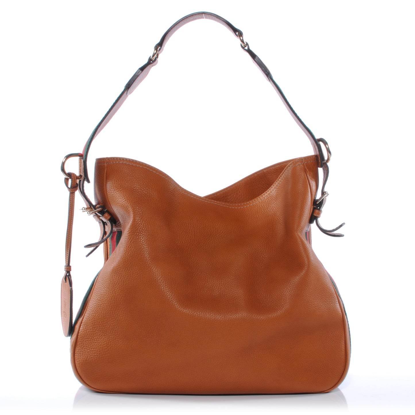 Leather Heritage Medium Shoulder Bag Tan