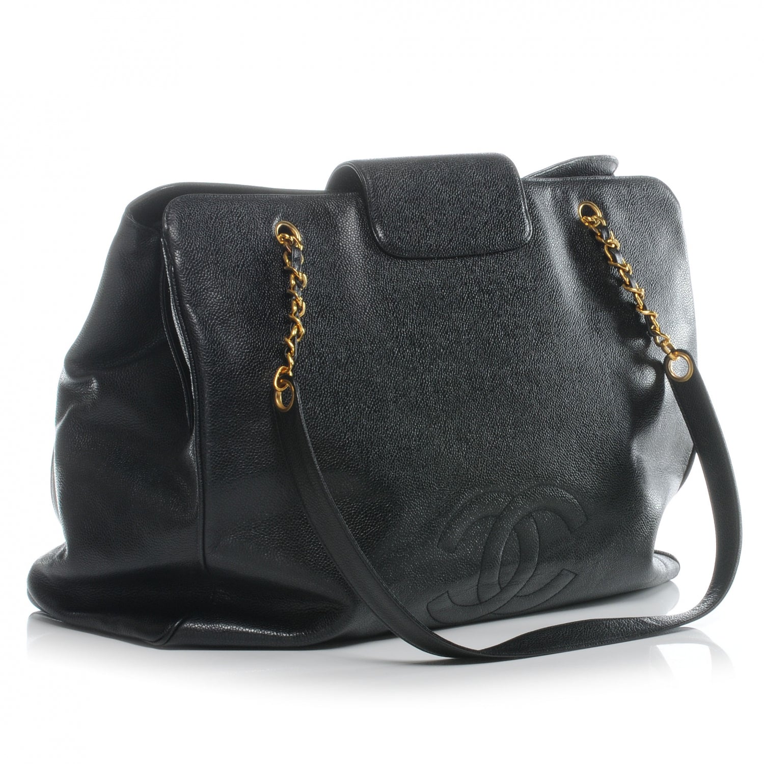Chanel Caviar XL Weekender Bag Black 3 of 8