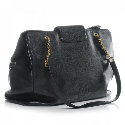 Chanel Caviar XL Weekender Bag Black 3 of 8