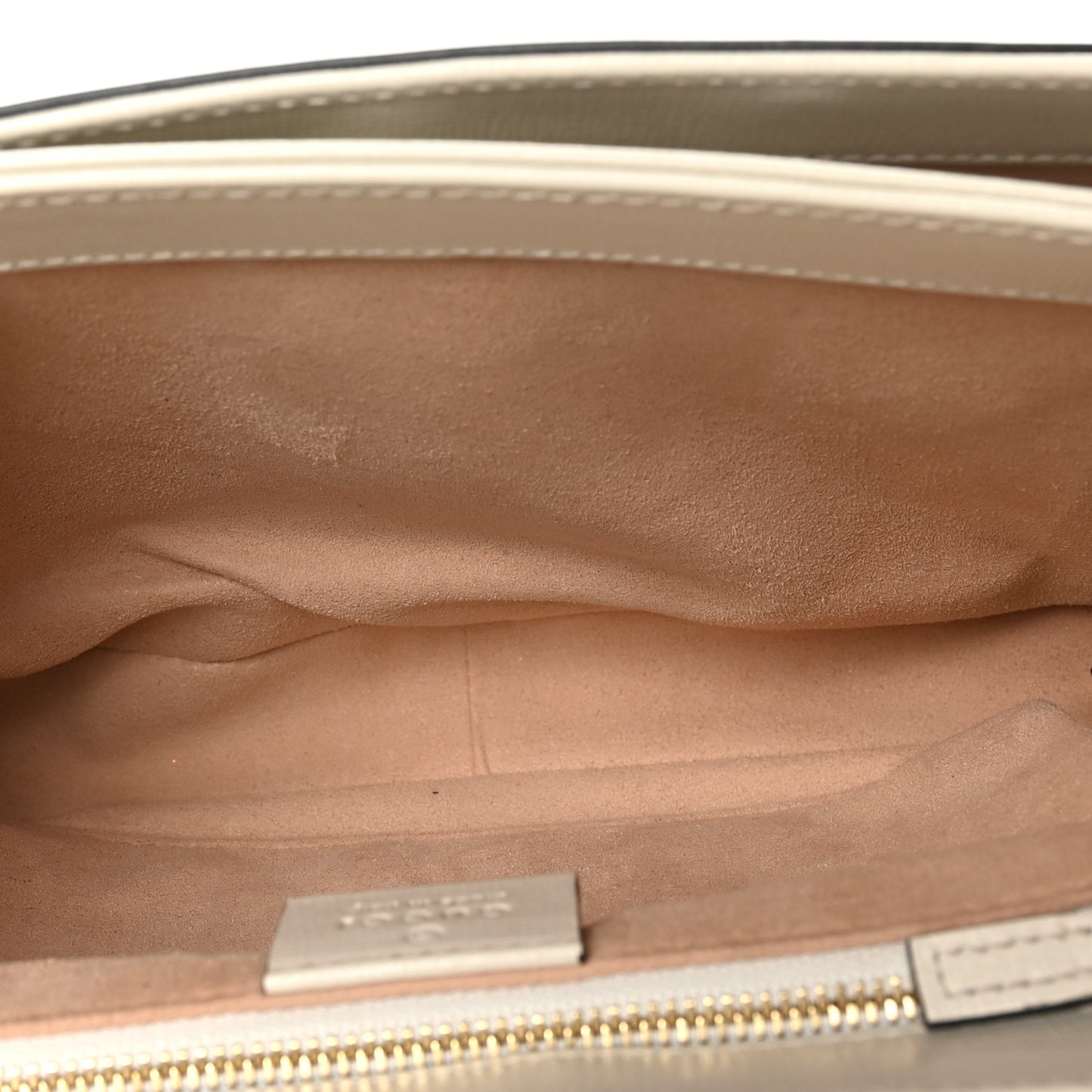 Azalea Calfskin Horsebit 1955 Shoulder Bag Mystic White