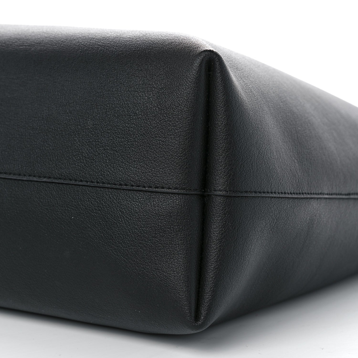 Saint Laurent Calfskin Large Shopping Tote Black 10 of 11