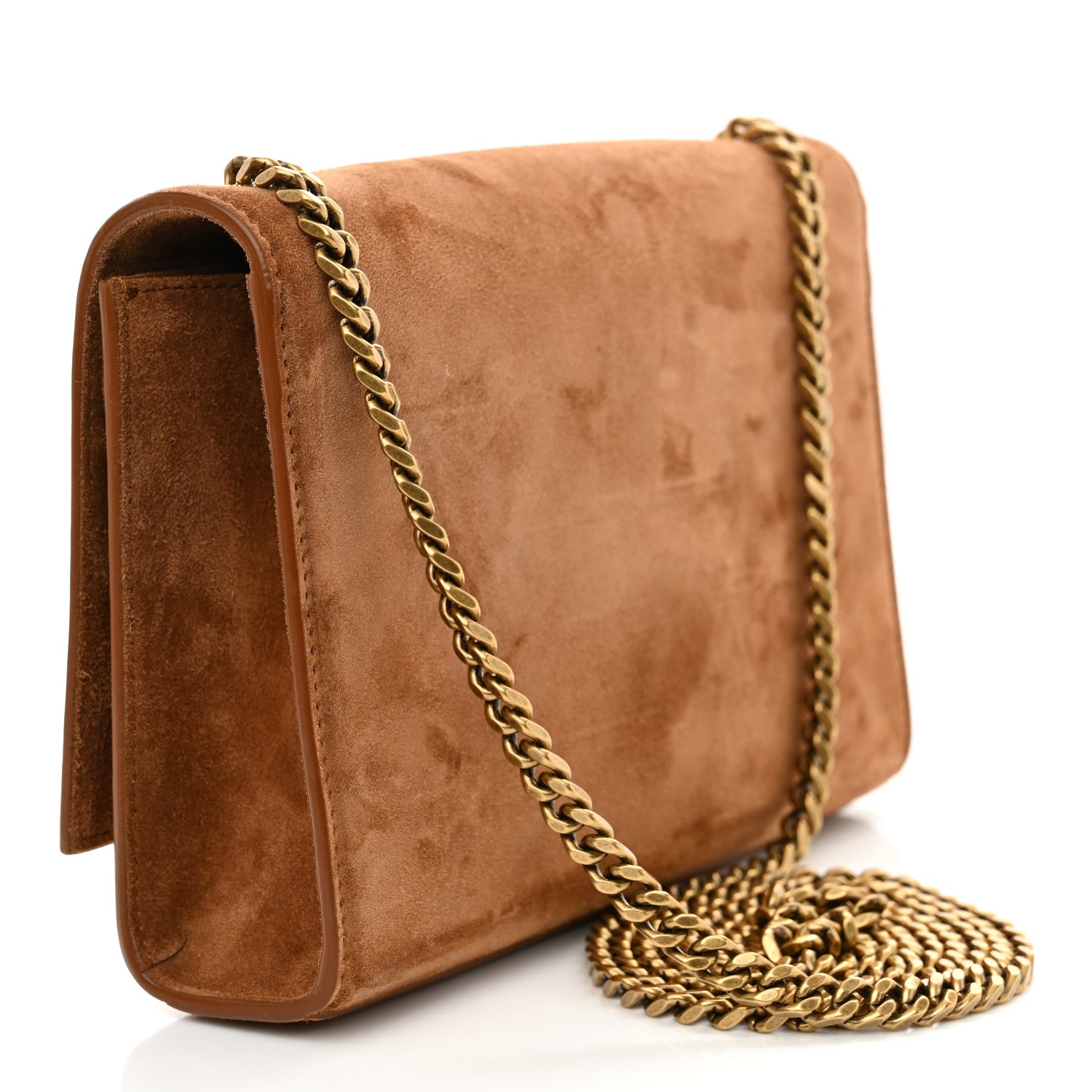 Saint Laurent Suede Small Monogram Kate Satchel Macaron 3 of 11