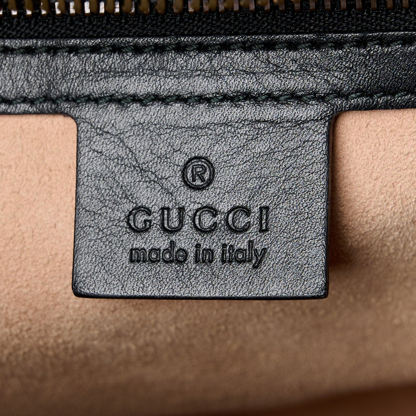 GG Supreme Monogram Small Osiride Top Handle Bag Black Gold