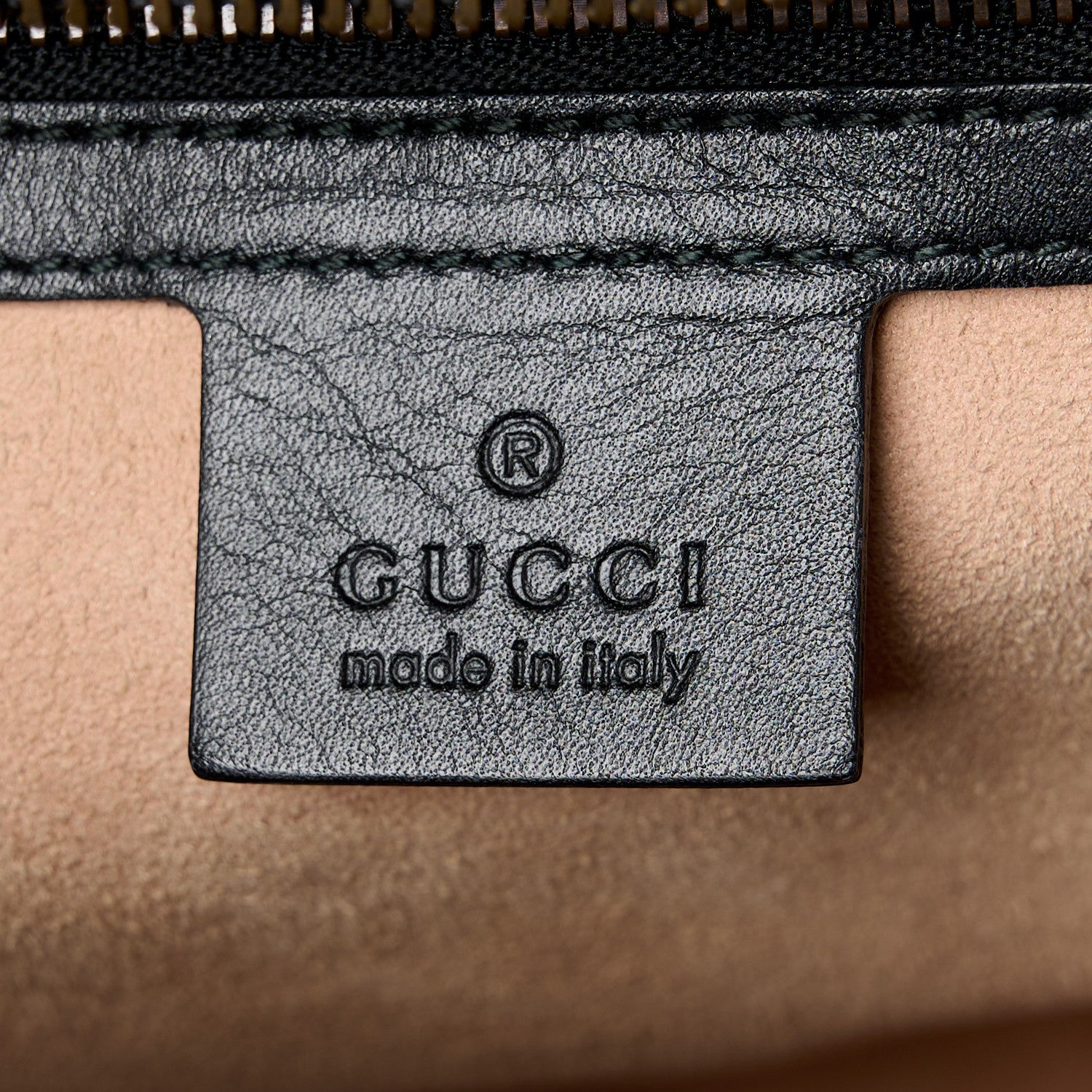Gucci GG Supreme Monogram Small Osiride Top Handle Bag Black Gold 6 of 13