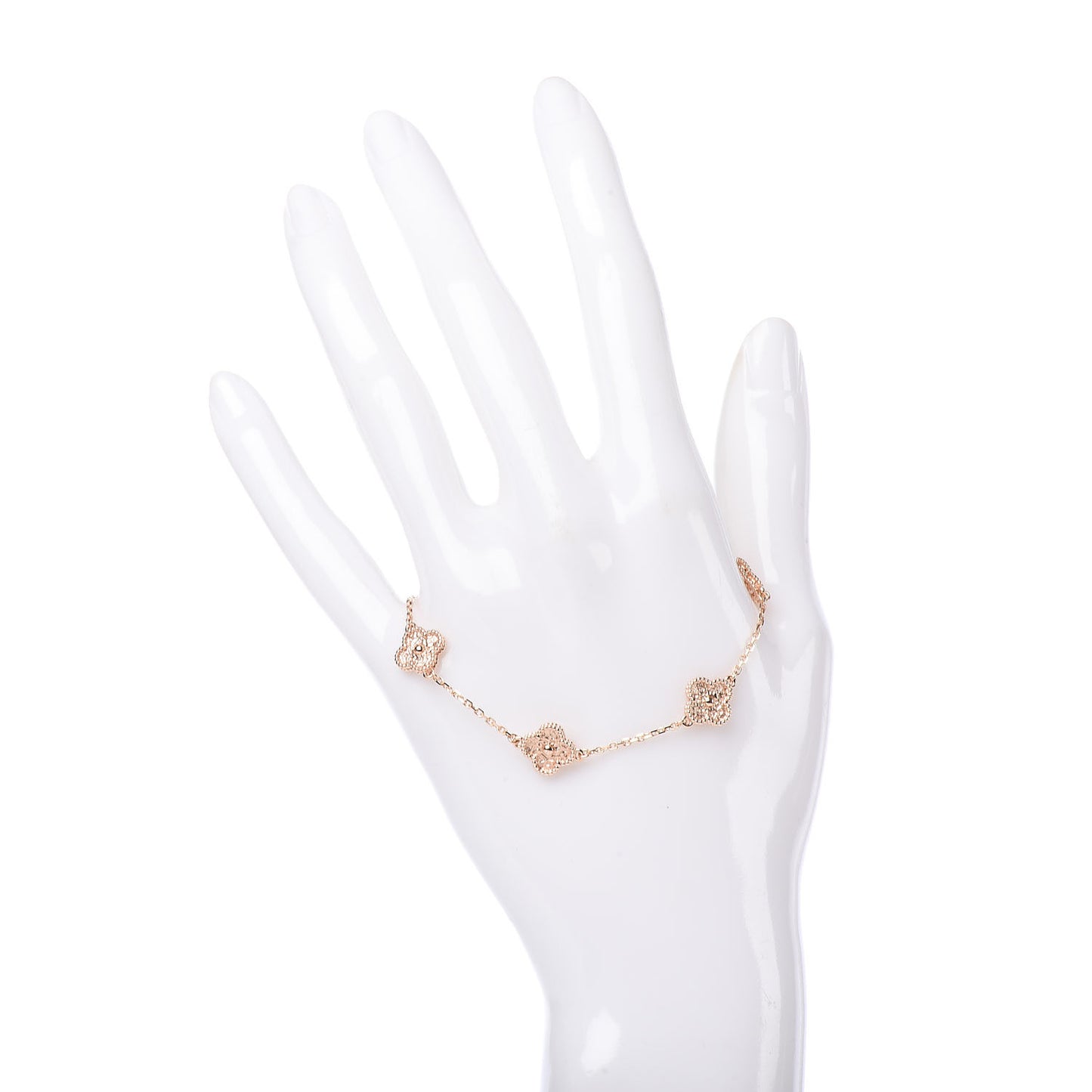18K Rose Gold 6 Motifs Sweet Alhambra Bracelet
