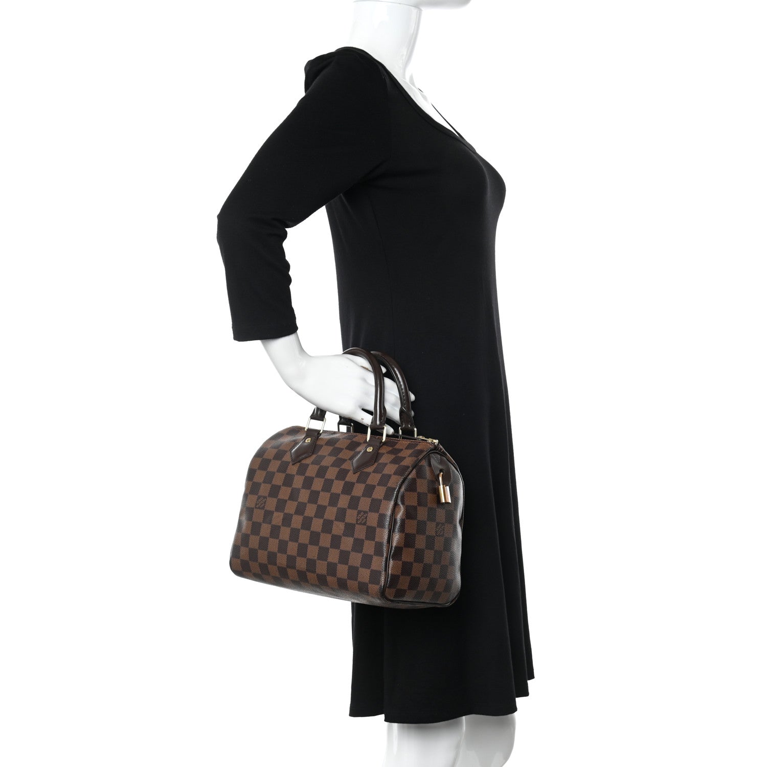 Louis Vuitton Damier Ebene Speedy 25 2 of 12
