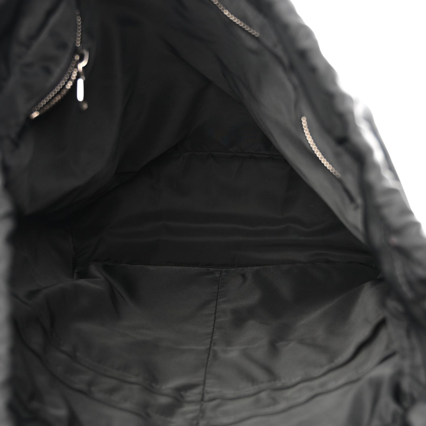 Calfskin Nylon V Line Pulse Backpack Asphalt