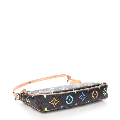 Louis Vuitton Monogram Multicolor Pochette Accessories Black 5 of 9