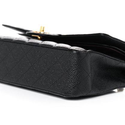 Chanel Caviar Quilted Medium Double Flap Black 9 of 11