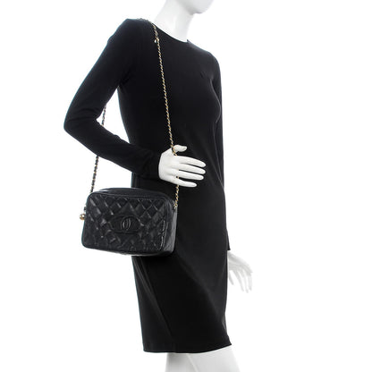 Chanel Caviar Quilted Camera Case Black 2 of 12